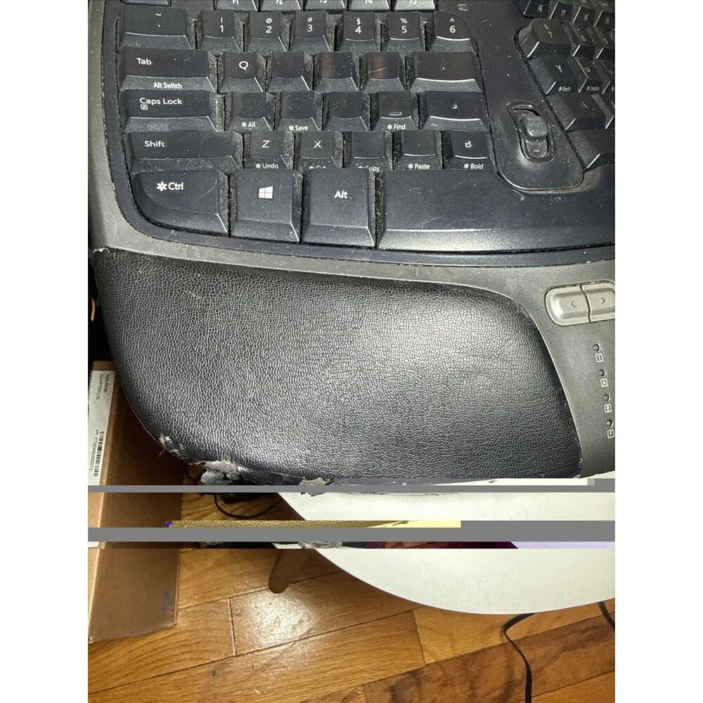 Microsoft 4000 V1.0 Natural Ergonomic Keyboard USB 1048 KU-0462 Tested